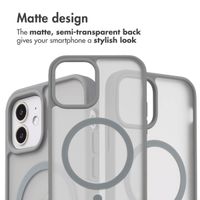 imoshion Colour Guard Back Cover with MagSafe Apple iPhone 12 (Pro) - Grey