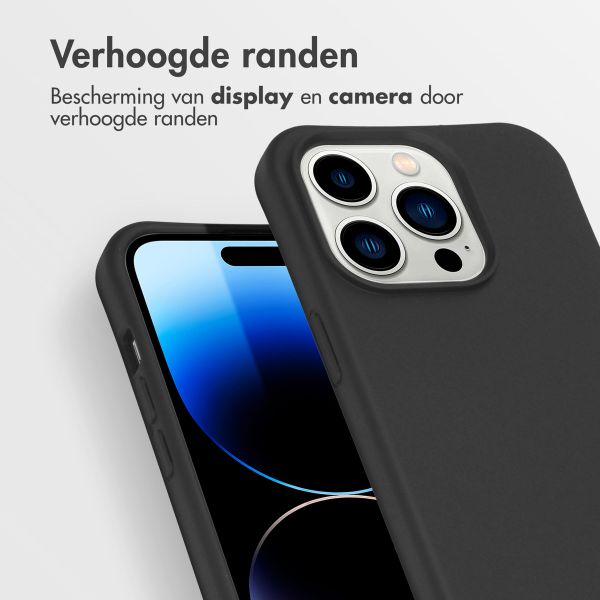 imoshion Color Backcover met afneembaar koord iPhone 14 Pro - Zwart