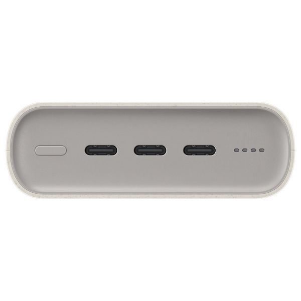 Samsung Batterij Pack 20.000 mAh - 45 Watt snelladen - 3x USB-C - Beige