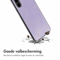 imoshion Design hoesje Samsung Galaxy A14 (5G/4G) - Topo Lilac