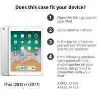 imoshion Luxe Bookcase iPad 6 (2018) / iPad 5 (2017) - Rood