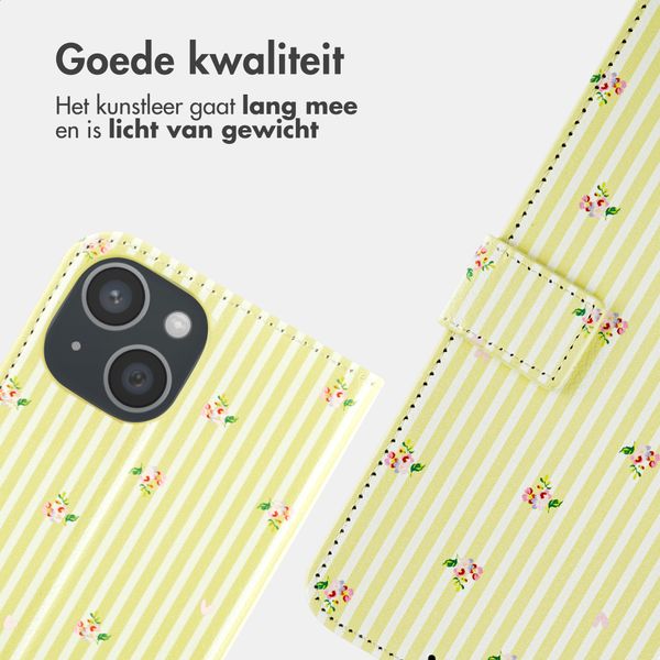 imoshion Design Bookcase Apple iPhone 13 - Garden Stripes