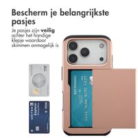 imoshion Backcover met pasjeshouder Apple iPhone 17 Pro - Rosé Goud