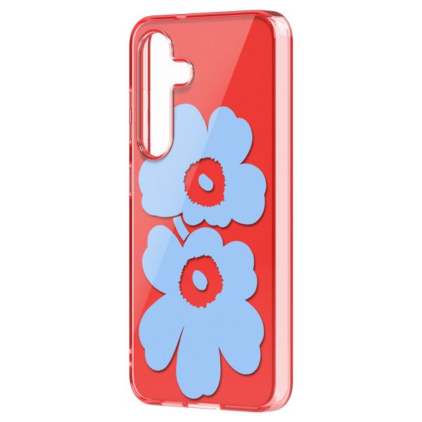 Samsung Unikko Hybrid Case Marimekko Samsung Galaxy S25 - Rood