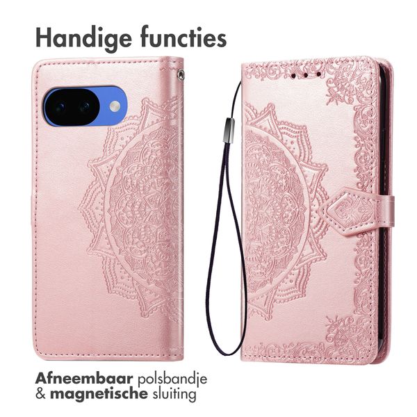 imoshion Mandala Bookcase Google Pixel 10a - Rosé Goud