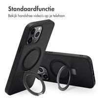 Accezz Ring Stand Backcover met MagSafe Apple iPhone 13 Pro Max - Zwart