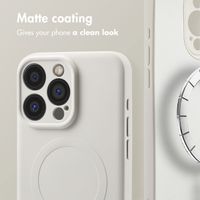 imoshion Colour Back Cover with MagSafe Apple iPhone 15 Pro Max - Beige