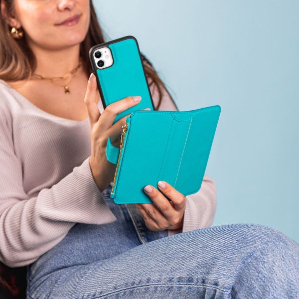 imoshion Luxe Portemonnee iPhone 13 Pro Max - Turquoise