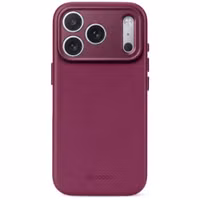 Decoded Leather Backcover MagSafe Apple iPhone 18 Pro / 17 Pro - Aubergine