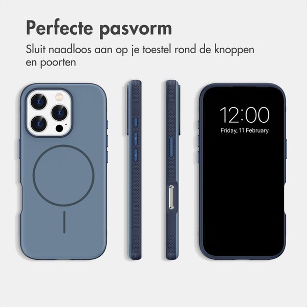 imoshion Color Backcover met Thin MagSafe Ring Apple iPhone 16 Pro - Donkerblauw