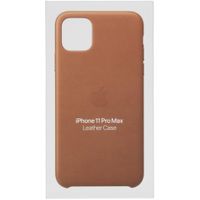 Apple Leather Backcover iPhone 11 Pro Max - Saddle Brown