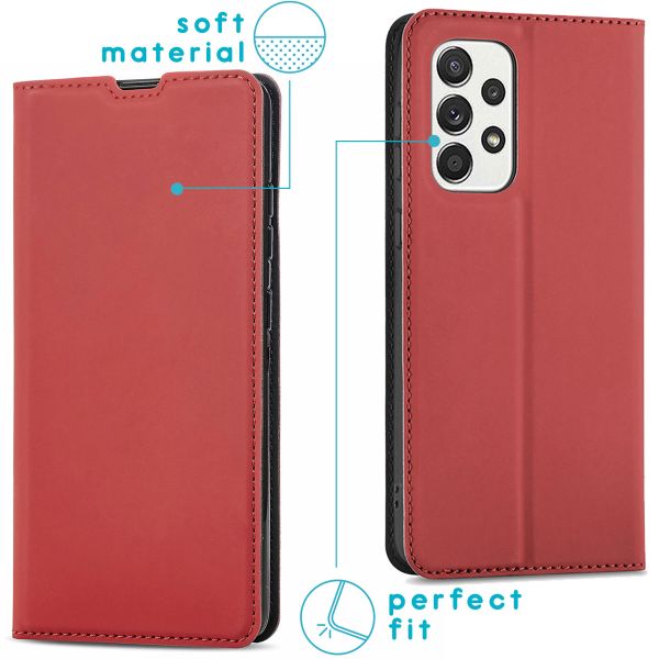 imoshion Slim Folio Bookcase Samsung Galaxy A33 - Rood