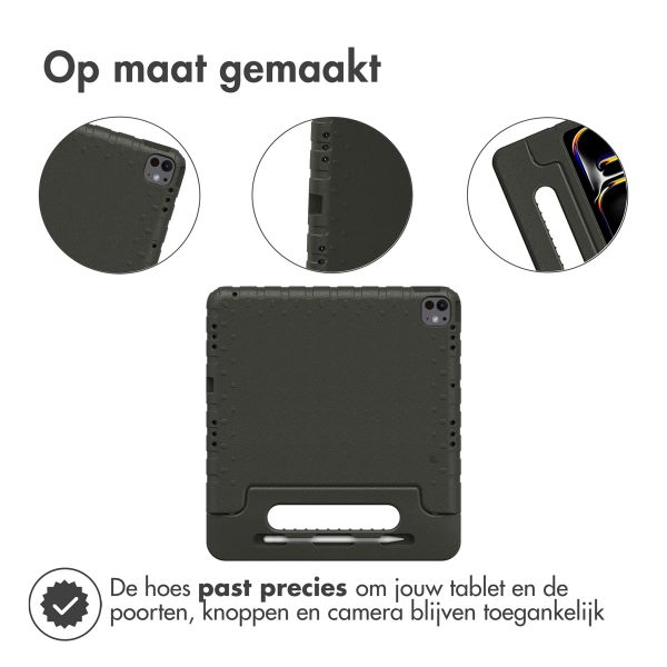 imoshion Kidsproof Backcover met handvat iPad Pro 13 (2024) M4 - Zwart