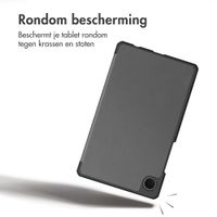 imoshion Trifold Bookcase Samsung Galaxy Tab A11 / A9 8.7 inch - Grijs