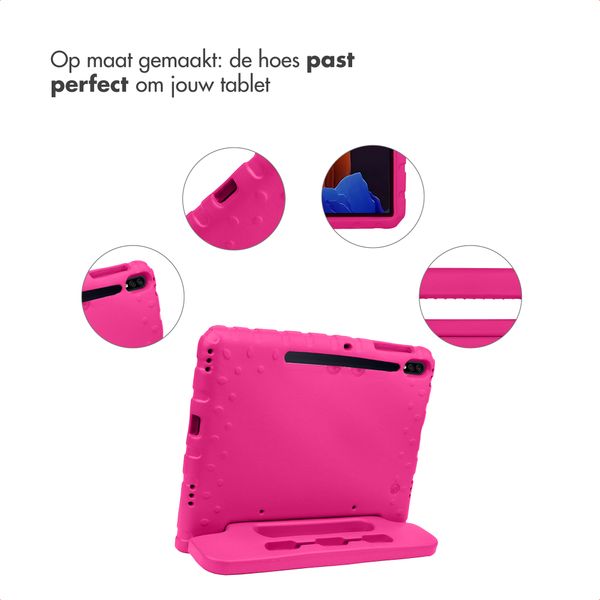 imoshion Kidsproof Backcover met handvat Samsung Galaxy Tab S8 Plus / S7 Plus / S7 FE 5G - Roze