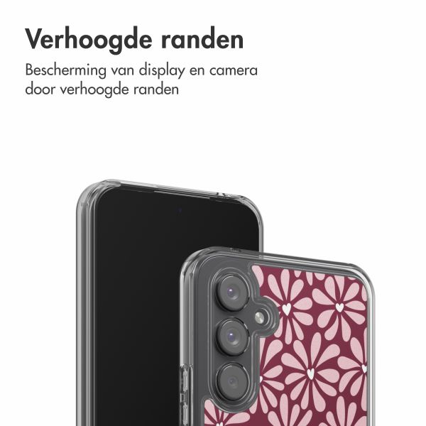 imoshion Design hoesje Samsung Galaxy A54 (5G) - Bloom Love Blush