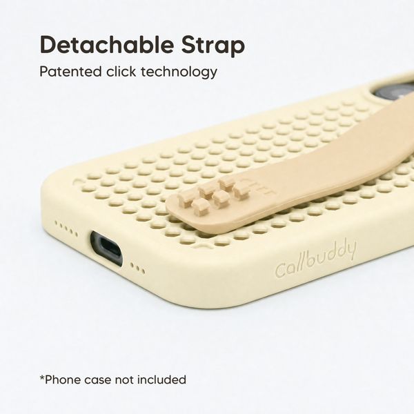 Callbuddy Multifunctionele Strap Apple iPhone 16 Pro Max - Beige