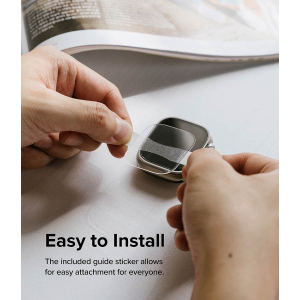 Ringke Bezel Styling + Screenprotector Apple Watch Ultra - 49 mm - Fluted Titanium