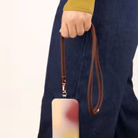 Selencia Universeel telefoonkoord - Terracotta