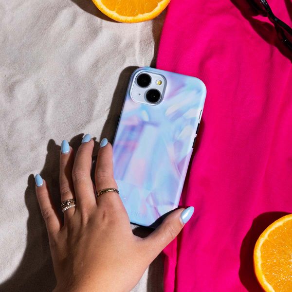 Selencia Vivid Backcover Apple iPhone SE (2022 / 2020) / 8 / 7 - Holographic Blue Dream