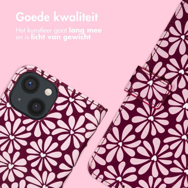 imoshion Design Bookcase Apple iPhone 15 - Bloom Love Blush