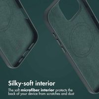 Accezz Leather Back Cover with MagSafe Apple iPhone 16 Pro Max - Cedar Green