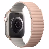 Uniq Revix dubbelzijdig bandje Apple Watch Series 1 t/m 9 / SE (38/40/41 mm) | Series 10 / 11 (42 mm) - Blush Pink / Beige
