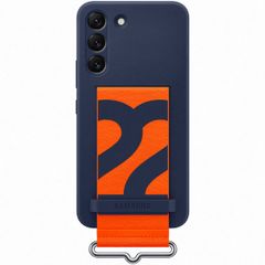 Samsung Originele Silicone Cover Strap Galaxy S22 - Navy