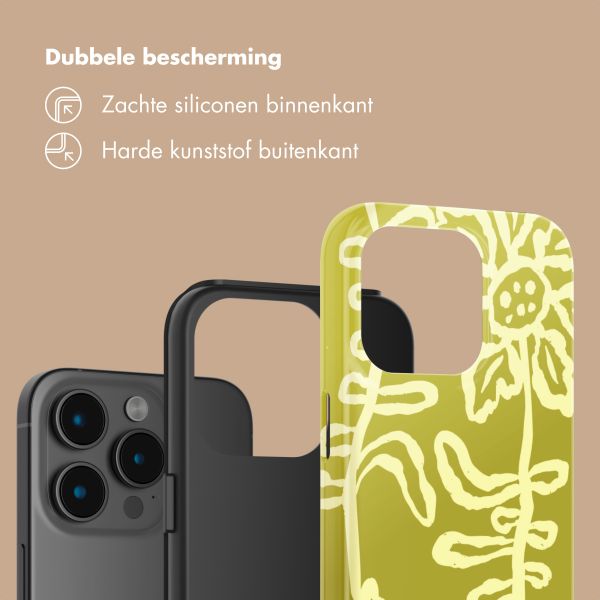 Selencia Vivid Backcover Apple iPhone 15 Pro - Chalky Bloom