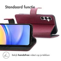 imoshion Luxe Bookcase Samsung Galaxy A15 (5G/4G) - Bordeaux