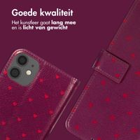 imoshion Design Bookcase Apple iPhone 12 (Pro) - Crush Check Coral Dust