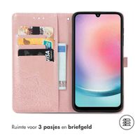 imoshion Mandala Bookcase Samsung Galaxy A25 (5G) - Rosé Goud