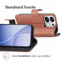 imoshion Luxe Bookcase Oppo A6 Pro (5G) - Bruin