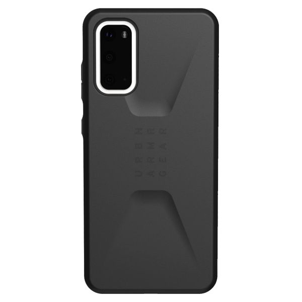 UAG Civilian Backcover Samsung Galaxy S20 - Zwart