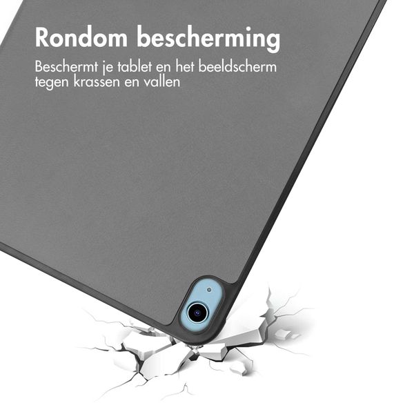 imoshion Trifold Bookcase Apple iPad 11 (2025) 11 inch A16 / iPad 10 (2022) 10.9 inch - Grijs