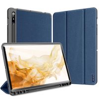 Dux Ducis Domo Bookcase Samsung Galaxy Tab S8 / S7 - Blauw