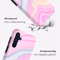 Selencia Vivid Backcover Samsung Galaxy A16 - Pastel Lipstick Marble