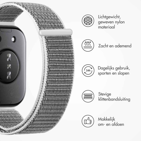 imoshion Nylon bandje voor de Huawei Watch Fit 4 / 4 Pro - Seashell Color