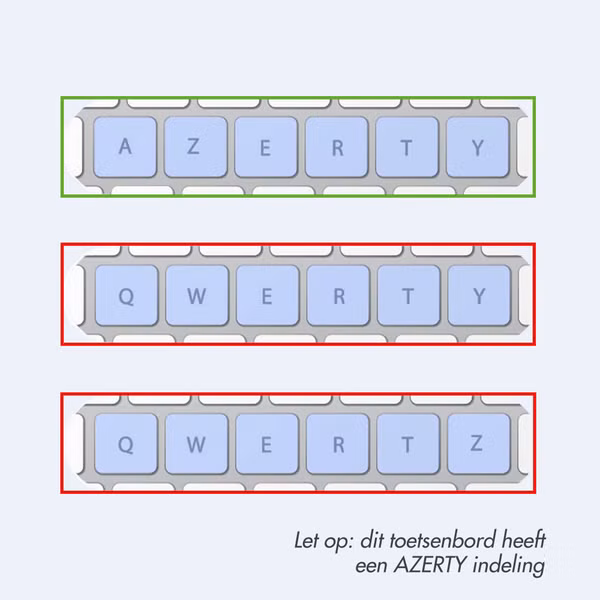 ZAGG Pro Keys 2 keyboard bookcase Apple iPad Air 13 inch (2025) M3 / (2024) M2 - AZERTY - Zwart