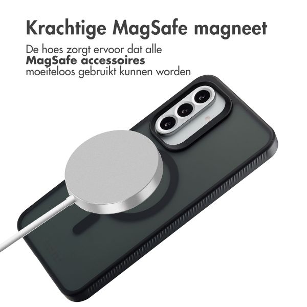 Accezz Rugged Frosted MagSafe Backcover Samsung Galaxy A36 / A56 - Zwart