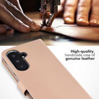 Selencia Genuine Leather Book Case Samsung Galaxy A37 (5G) - Light Pink