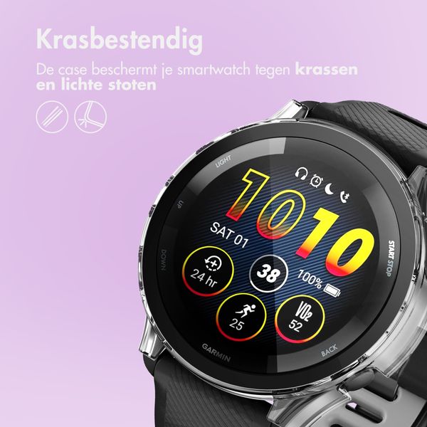 imoshion Full Cover Hardcase Garmin Forerunner 265 - Transparant