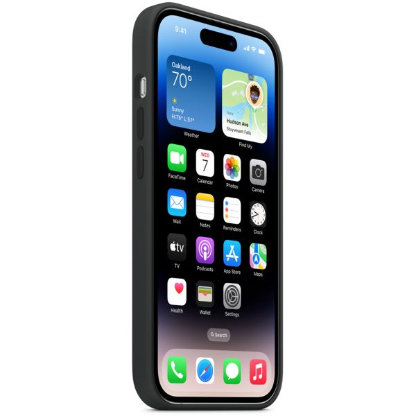 Apple Silicone Back Cover with MagSafe Apple iPhone 14 Pro - Midnight