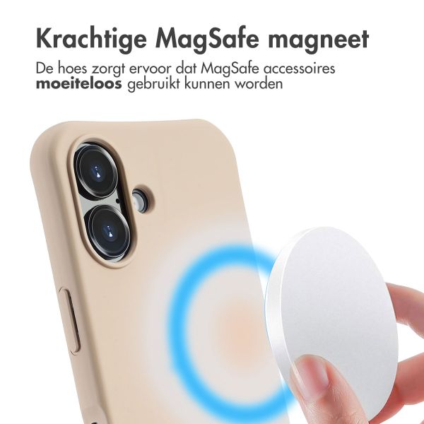 imoshion Color Backcover met afneembaar koord MagSafe Apple iPhone 16 - Nude