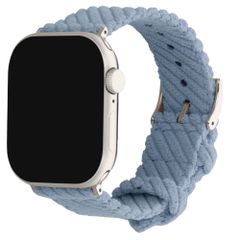imoshion Corduroy bandje Apple Watch | 44/45/46/49 mm - Lichtblauw