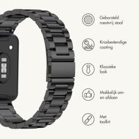 imoshion Stalen bandje Samsung Galaxy Fit 3 - Zwart