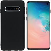 imoshion Color Backcover Samsung Galaxy S10 - Zwart