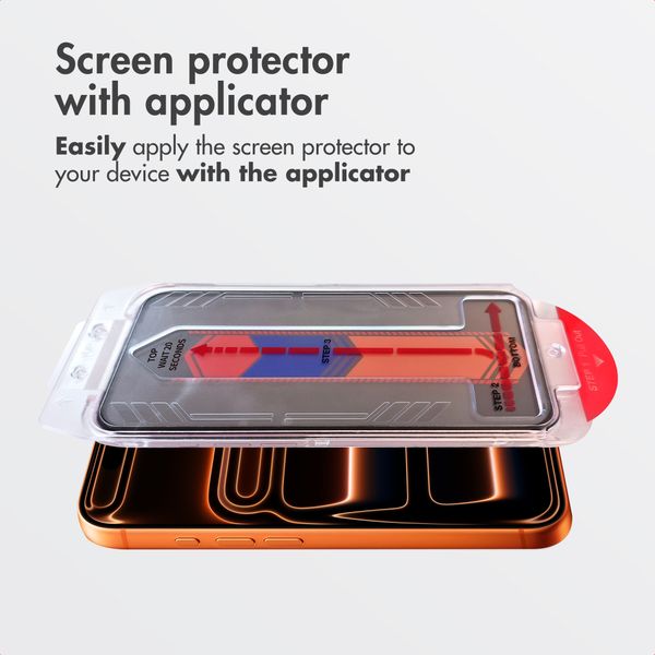 Accezz Privacy Tempered Glass Screen Protector + Applicator Apple iPhone 17 Pro Max