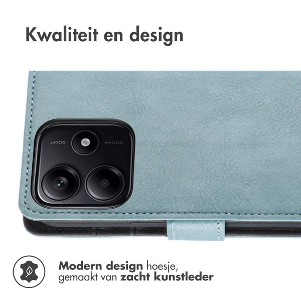 imoshion Luxe Bookcase Xiaomi Redmi Note 14 (5G) - Lichtblauw