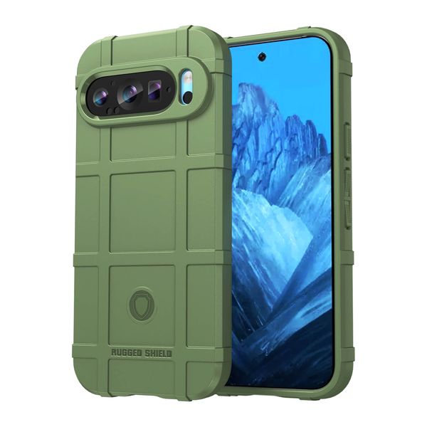 imoshion Rugged Shield Backcover Google Pixel 9 / 9 Pro - Donkergroen